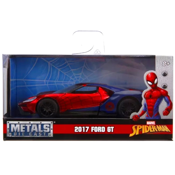 Jada Marvel Spider-Man Ford GT Car NWT - Picture 2 of 12
